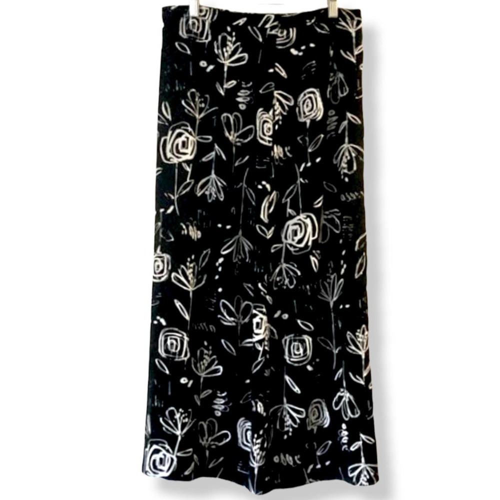 Pendleton Y2K 90s A Line Maxi Skirt Floral Summer Lightweight Cottage Miss 10